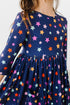 halloween-stars-3-4-sleeve-pocket-twirl-dress Mila &  Rose - Sophia's Style-Halloween Stars 3/4 Sleeve Pocket Twirl Dress-6-12M--1